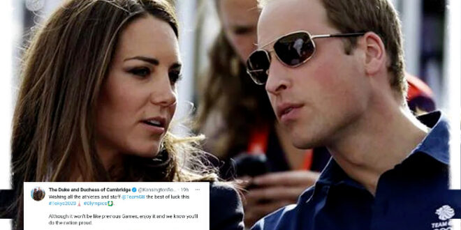 William and Kate Shared A Touching Message As The Tokyo Olympics Got Underway On Friday
