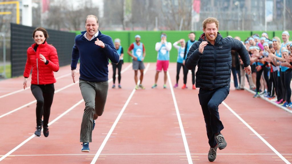 Prince William and Kate raced Prince Harry