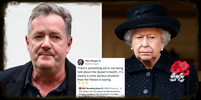 Piers Morgan Fears Palace Hiding Something About Queen’s Health