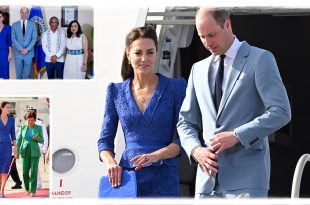 William And Kate Arrive For First Day Of Royal Tour