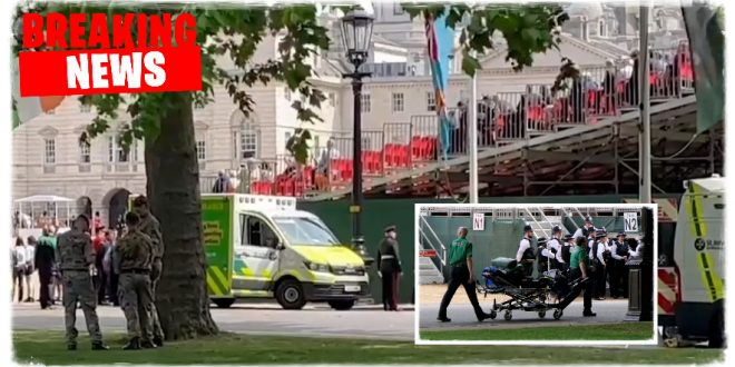 Chaos At A Rehearsal For Trooping The Colour: Stand Collapses And Spectator 'Falls Through' As Crowd Evacuate