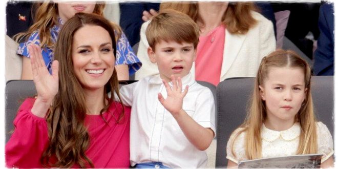 The Royal Nanny Helps Look After George, Charlotte and Louis at Jubilee Pageant