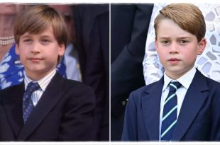Prince George Looks Almost Identical To Prince William 31 Years Later At Wimbledon