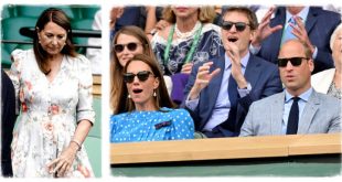William And Kate In Stitches As Cheeky Carole Middleton Sticks Tongue Out