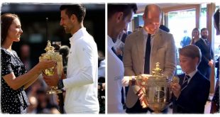 Adorably Shy Prince George Met Novak Djokovic After The Final