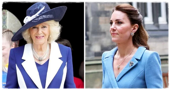 Camilla And Kate Own Same Necklace - But One Has Slight Design Difference Costing £900+