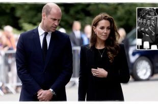 William And Kate Pay Moving Tribute To Queen After Her Funeral