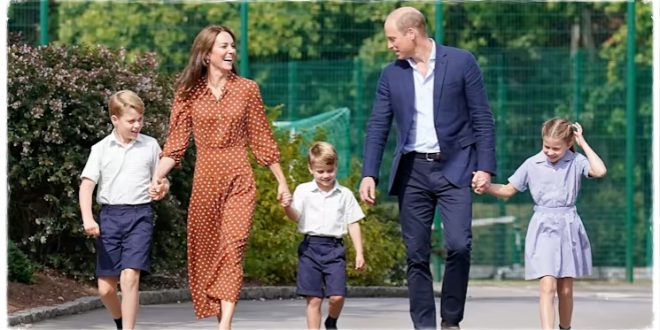 Back To School: William And Kate Drop Children Off