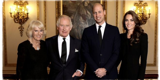 King Charles Poses With Camilla, William And Kate In New Stunning Photo