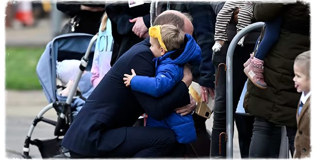 Prince William Makes Sweet Promise As He Hugs Young Boy