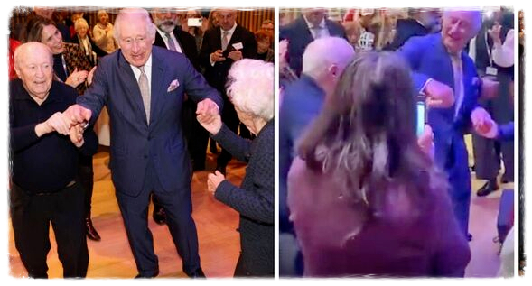 Laughing Charles Puts On His Dancing Shoes And Ignores Harry And Meghan