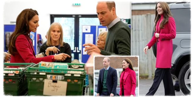 William And Kate Rolling Up Their Sleeves To Help Out At A Windsor Food Bank