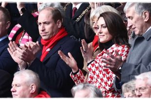 William And Kate Sing Welsh National Anthem For First Time Since Gaining New Titles