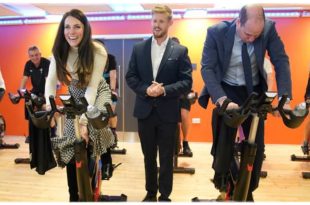 William And Kate Took Part In A Spin Class During Their Engagements Ahead Of St David's Day