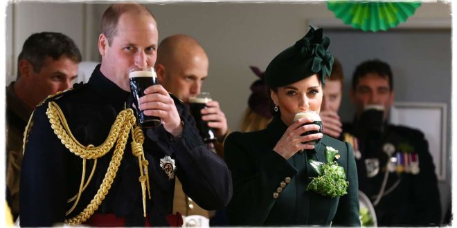 Prince William Joined The Irish Guards For a Beer To Celebrate St Patrick’s Day