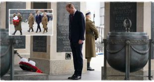 Prince William Laid A Wreath At The Tomb Of The Unknown Soldier In Warsaw
