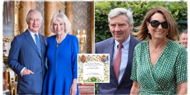 The King And Queen Coronation Invites Has A Tribute To Princess Catherine's Family