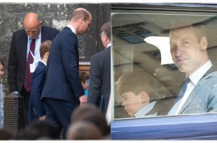 William And Kate Arrived At Coronation Rehearsal With George, Charlotte And Louis