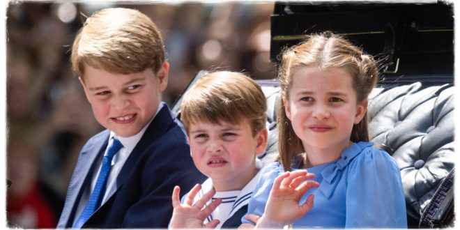 George, Charlotte And Louis Enjoyed A Small Party Ahead Of The Coronation Of King Charles