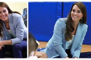 Princess Kate Stuns In Gingham For Her Casual Outing