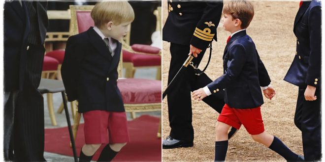 Prince Louis Wore An Identical Outfit To The One Prince Harry Wore 34 Years Ago