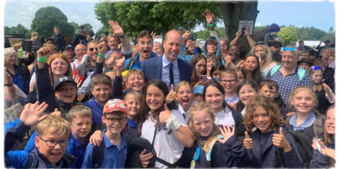 Pupils’s Amazing Picture With Prince William at Royal Norfolk Show