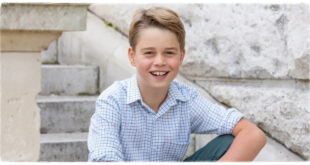 Prince George Beams In New Portrait For His 10th Birthday