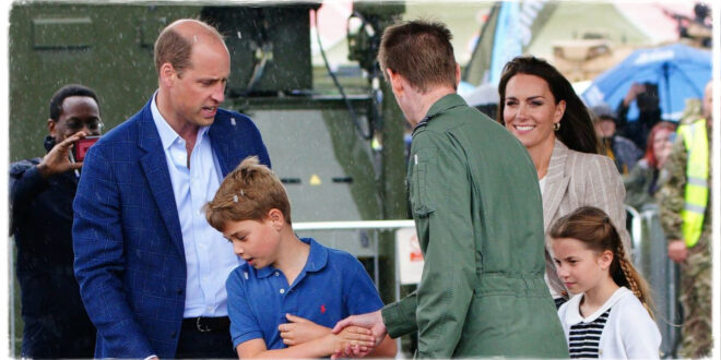William and Kate Enjoyed a Special RAF Day In Gloucestershire With George, Charlotte and Louis