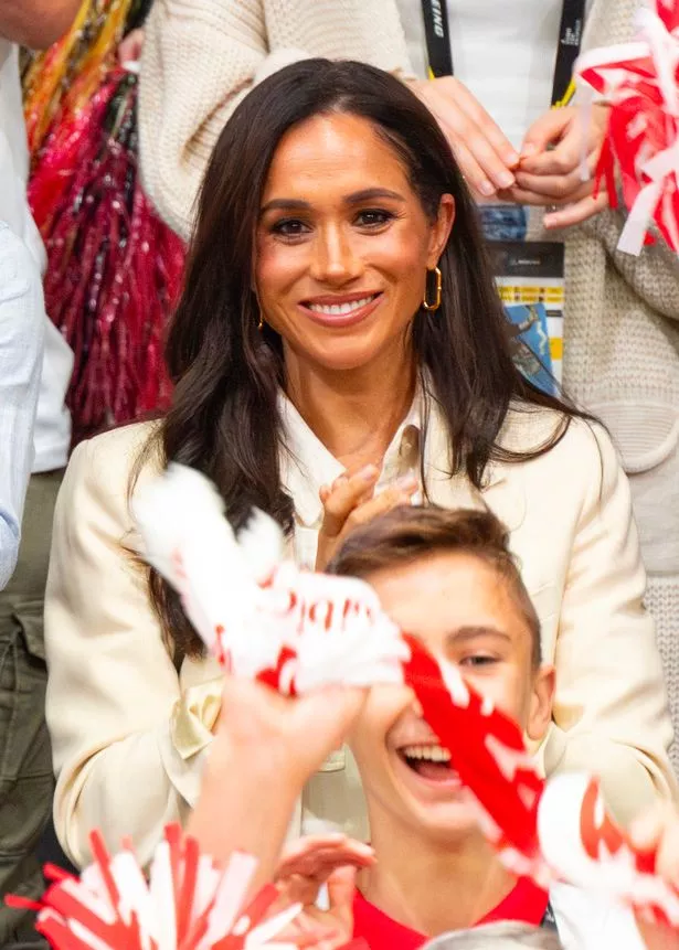 Meghan attended the Invictus Games with husband Harry earlier this month
