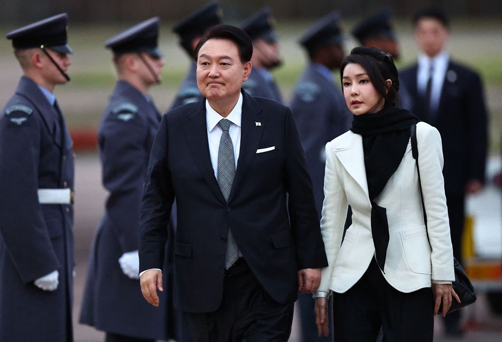South Korea's President Yoon Suk Yeol and his wife Kim Keon Hee will be hosted by the King and the Queen 
