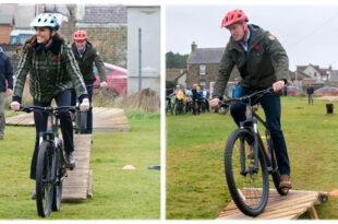 William And Kate Receive Warm Welcome As They Jump On Mountain Bikes In Scotland