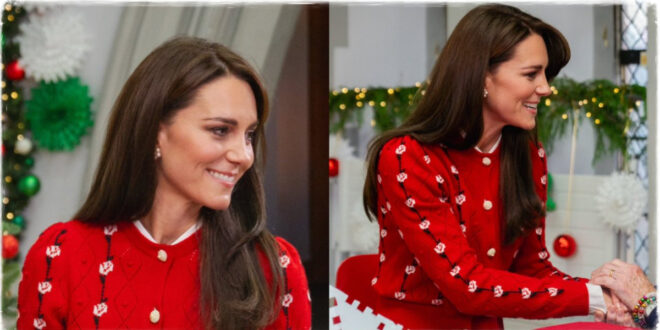 Princess Kate Looks Stunning In A Designer Formal Cardigan In The Latest Behind-The-Scenes Clip