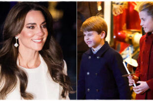 Adorable Louis Grabs Princess Kate's Attention In Sweet Carol Service Moment