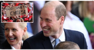 Prince William And Equerry React To Cheeky Royal Sign At Euro 2024 Match