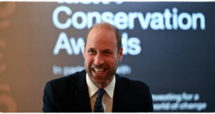 Prince William shows off full beard at Glamorous Awards Show While Princess Kate Stays Home