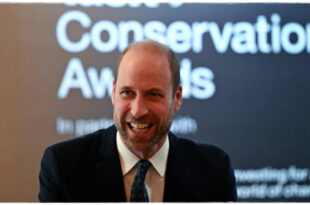 Prince William shows off full beard at Glamorous Awards Show While Princess Kate Stays Home