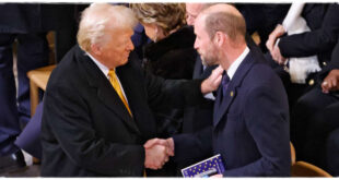 Prince William Shares Warm Handshake with Donald Trump at Notre Dame Reopening Ceremony