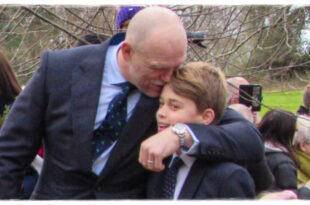 Mike Tindall laughing alongside Prince George, highlighting his close bond as fun uncle