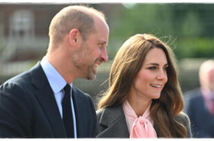 Prince William and Princess Kate addressing an educational event, celebrating their “world-class” program’s recognition