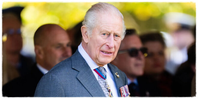 King Charles looking composed as he’s questioned about Prince Andrew during a public visit in Staffordshire