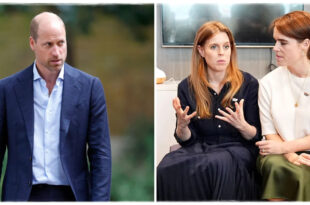 Buckingham Palace exterior as officials respond to claims Prince William threatened Beatrice and Eugenie’s titles