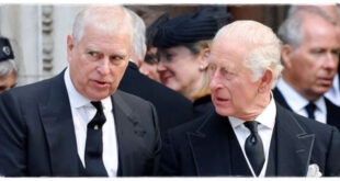 King Charles looking serious amid reports of a discrepancy in his bombshell statement about Prince Andrew
