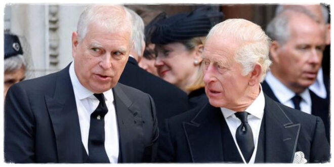 King Charles looking serious amid reports of a discrepancy in his bombshell statement about Prince Andrew