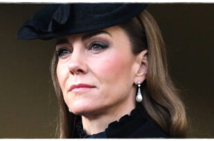 Princess Kate wearing a structured coat dress with elegant lace details during a royal engagement