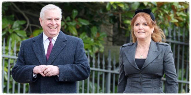 Prince Andrew and Sarah Ferguson amid reports of a worrying development and royal family action