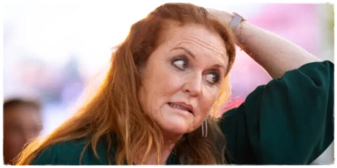 Sarah Ferguson looking tense amid reports she was banished in disgrace before finding an 11th-hour solution