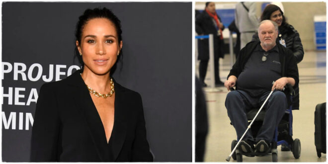 Meghan Markle appearing concerned amid reports she contacted hospitals to reach her father Thomas