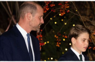 Prince William and Prince George visiting a homeless shelter together during a meaningful royal engagement