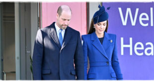Princess Kate wearing her hair straight and styling Princess Diana’s iconic earrings during the German state visit