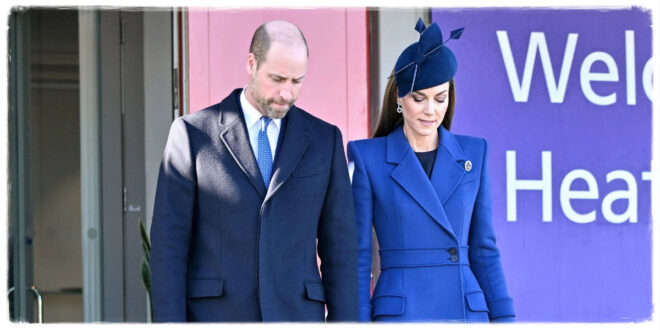 Princess Kate wearing her hair straight and styling Princess Diana’s iconic earrings during the German state visit